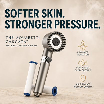 Aquaretti Cascata™ Filtered Shower Head