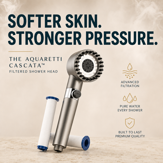 Aquaretti Cascata™ Filtered Shower Head